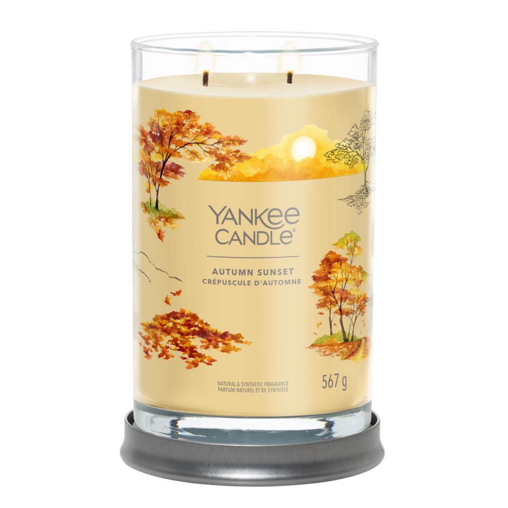 Yankee Candle Autumn Sunset Large Tumbler Jar Extra Image 1